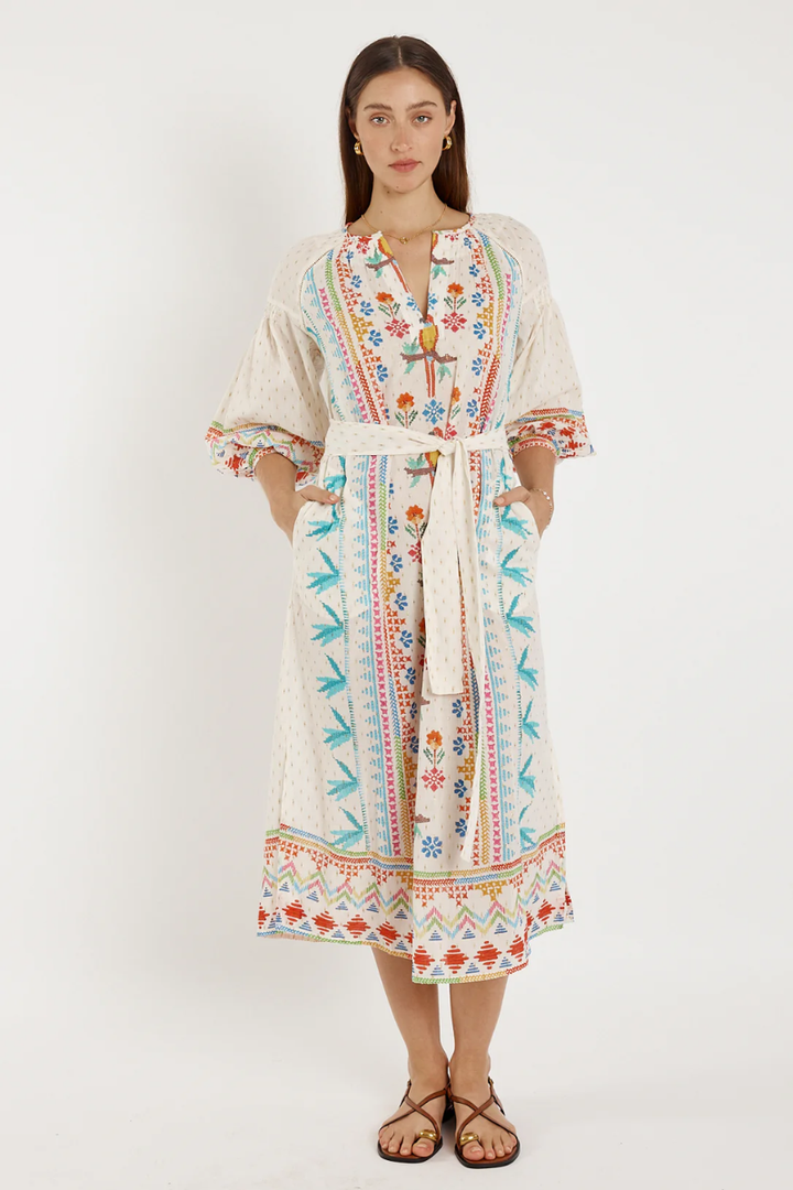 Rubyyaya Biscay Maxi Dress | White