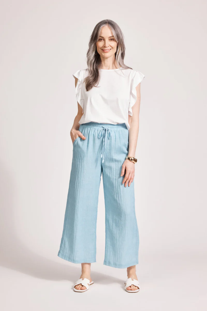 Eb & Ive Orsula Crop Pant | Nimbus