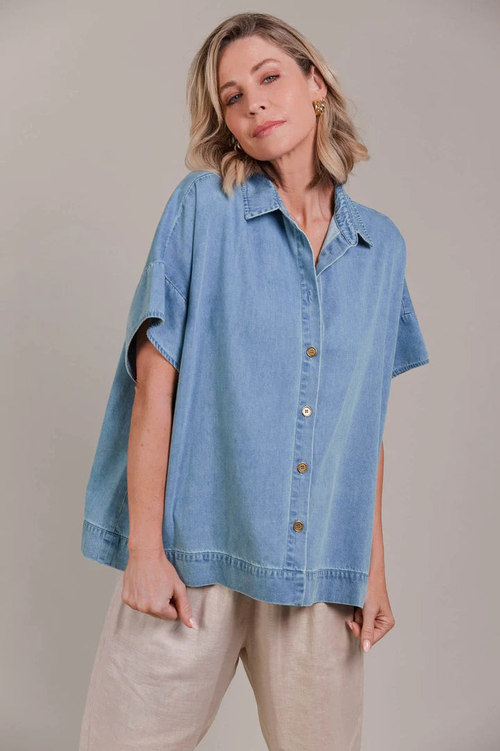 Eb & Ive Pepi Denim Shirt | Denim