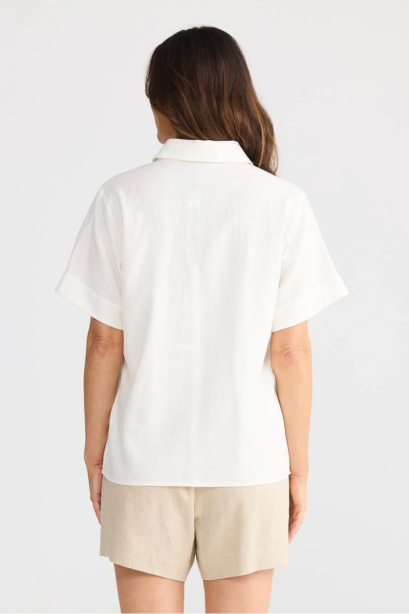 Brave & True Trinity Shirt | Off White