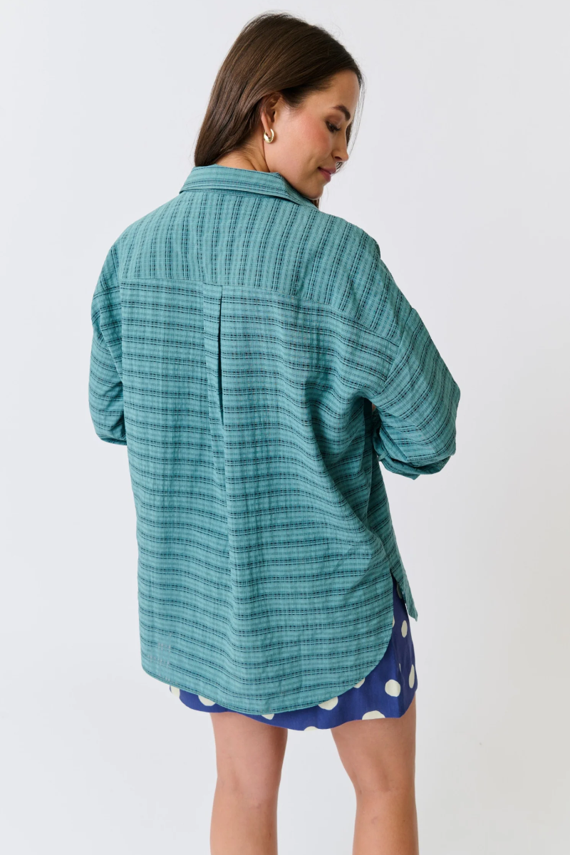 Cartel & Willow Maya Shirt | Jade Check