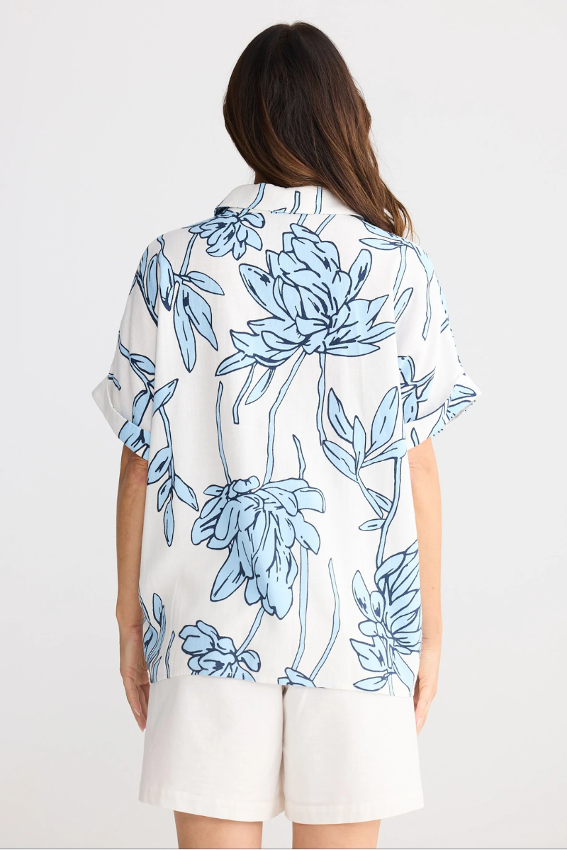 Brave & True Alice Shirt | Coastal Bloom