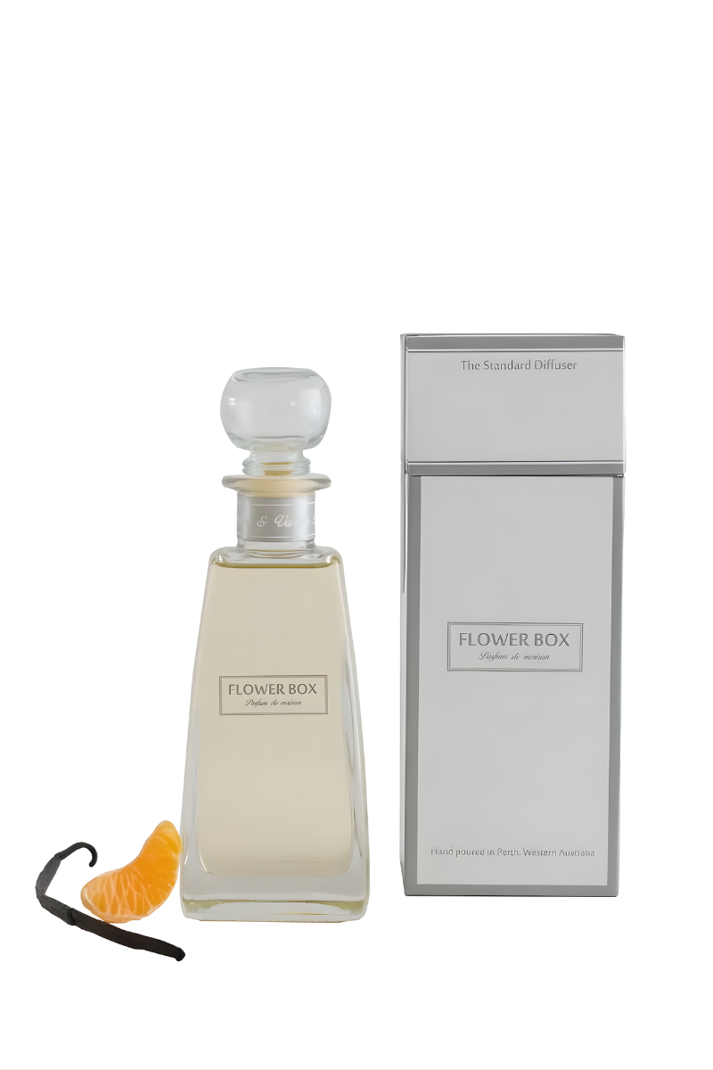 Flower Box Standard Diffuser | Mandarin & Vanilla Bean