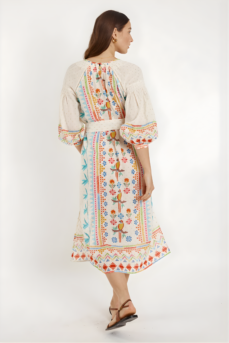 Rubyyaya Biscay Maxi Dress | White