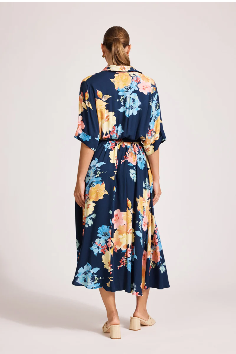 Eb & Ive Parisio Belt Shirt Dress |  Indigo Bloom