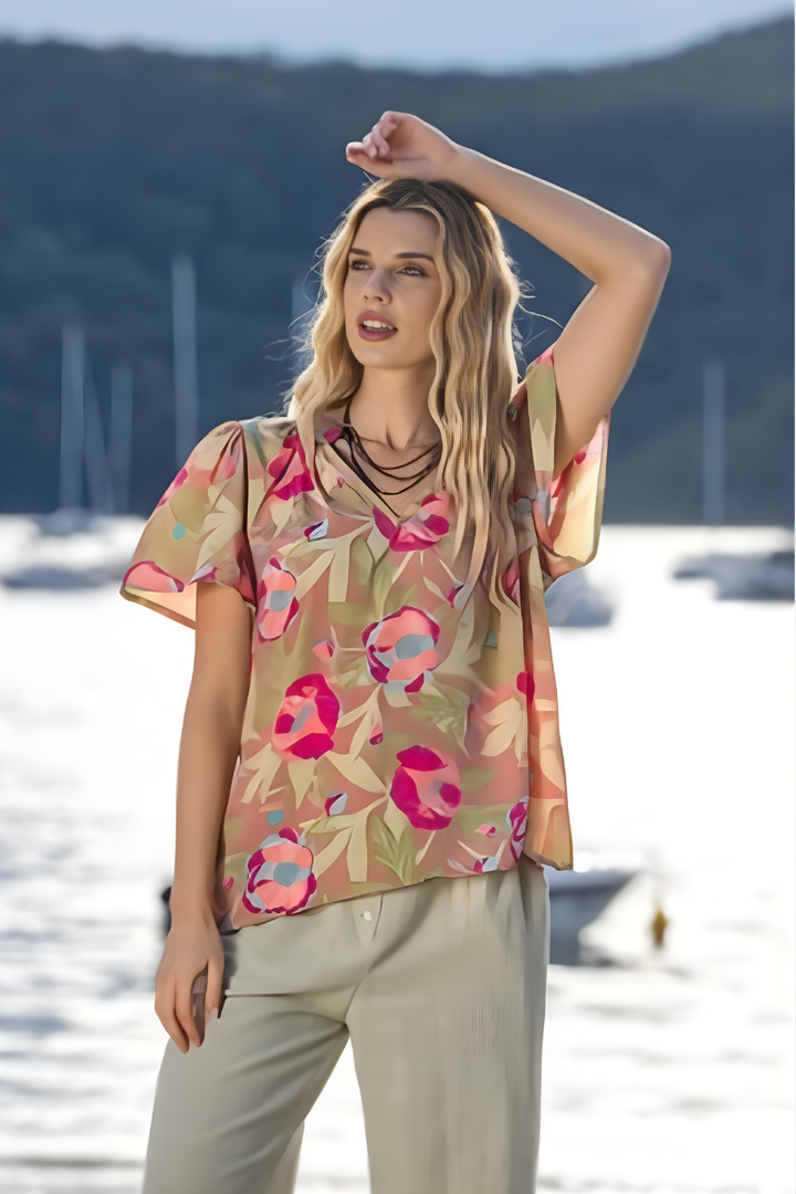 Cienna Bloss Flare Top