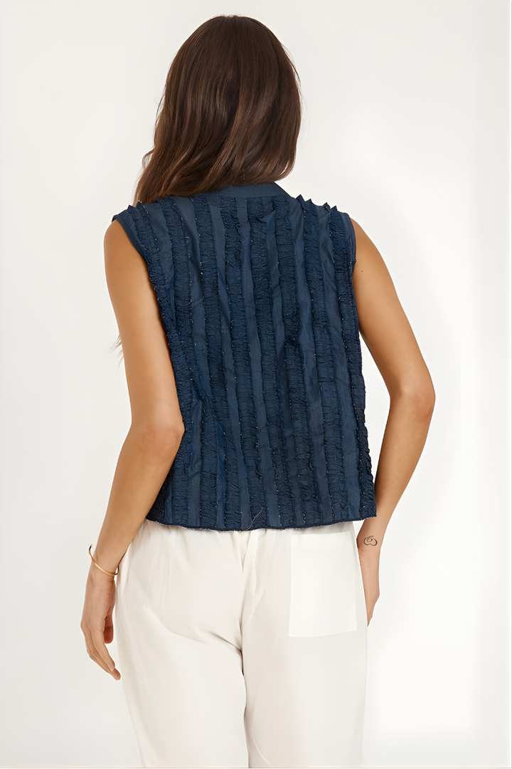 Rubyyaya  Camargue Top | Denim