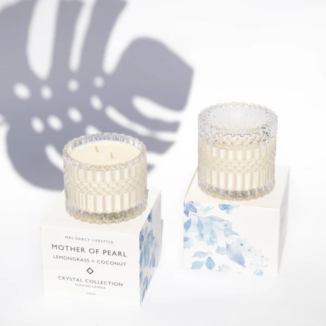 Mrs Darcy Candle Large |  Mother of Pearl