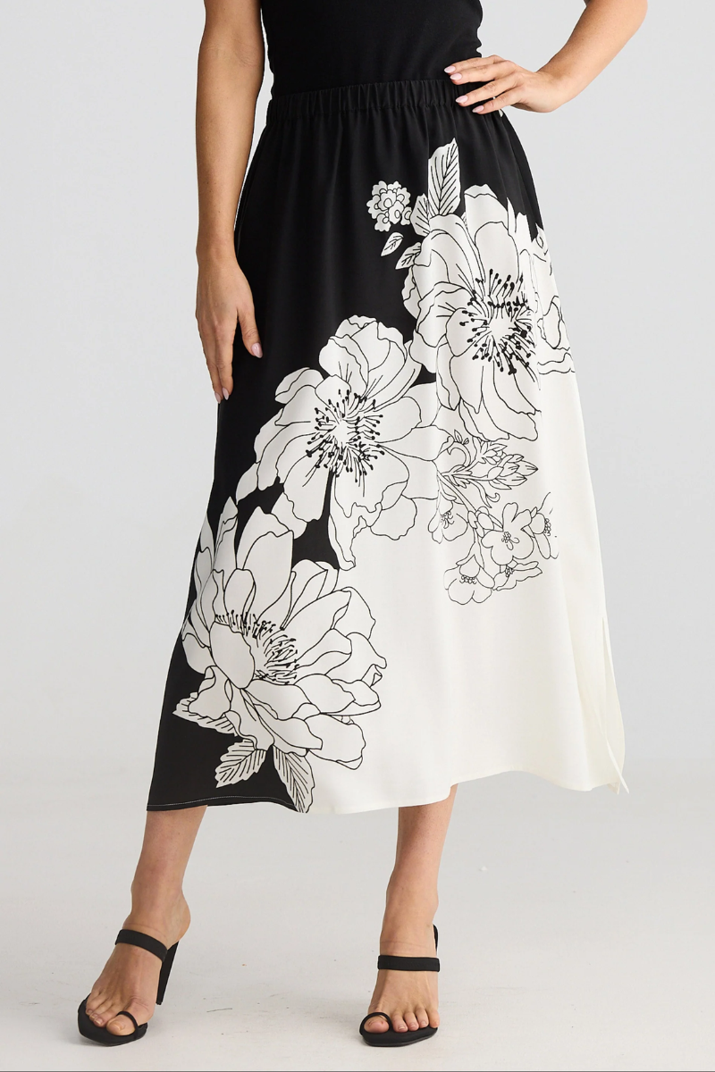 Brave & True Angelique Skirt | Noir Bloom