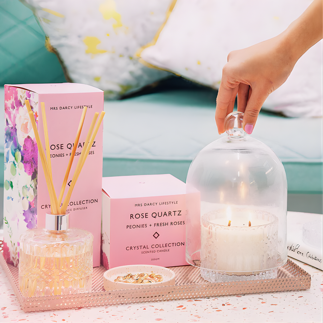Mrs Darcy Diffuser | Rose Quartz