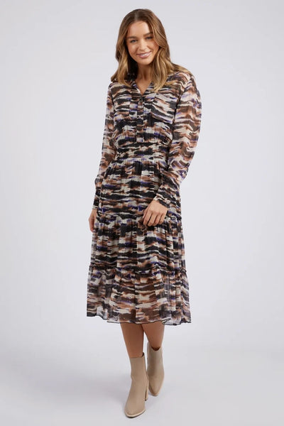 Foxwood Mala Abstract Dress | Print