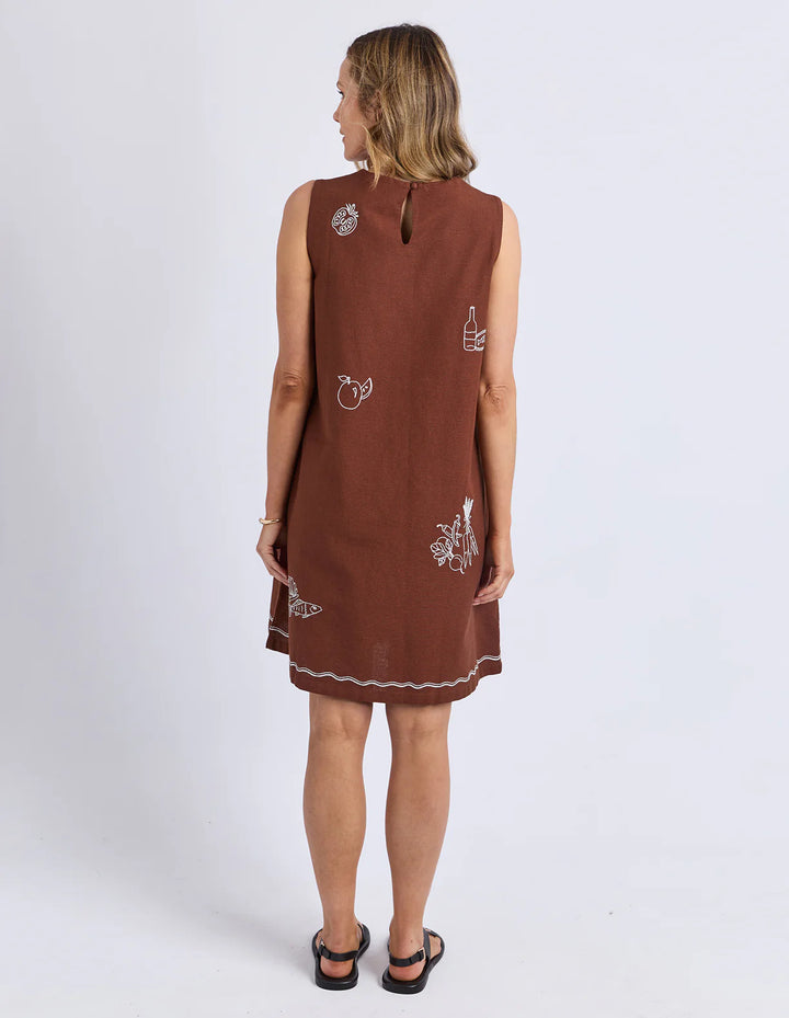 Foxwood Paradise Dress | Chocolate