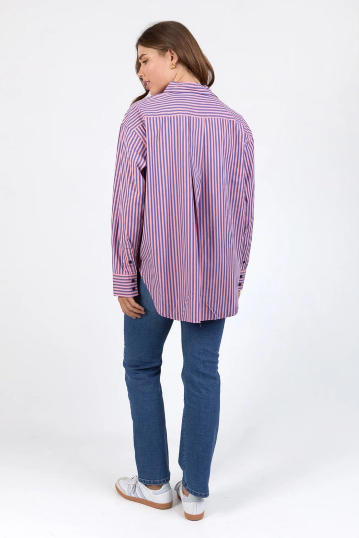 Elm Lila Stripe Shirt | Blue & Pink