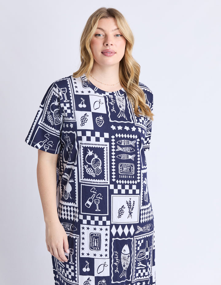 Elm Chin Chin Dress | Navy