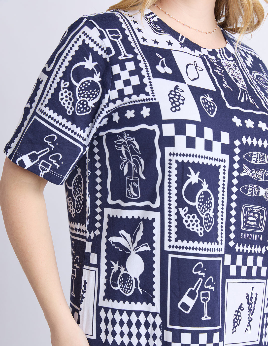 Elm Chin Chin Dress | Navy