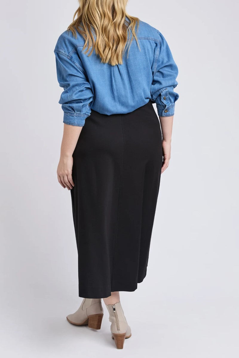 Elm Penny Ponte Skirt | Black