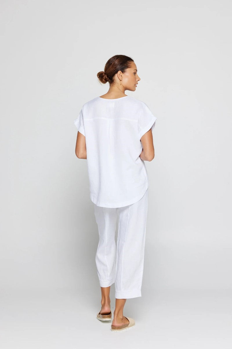 Ridley Lacey Top | White