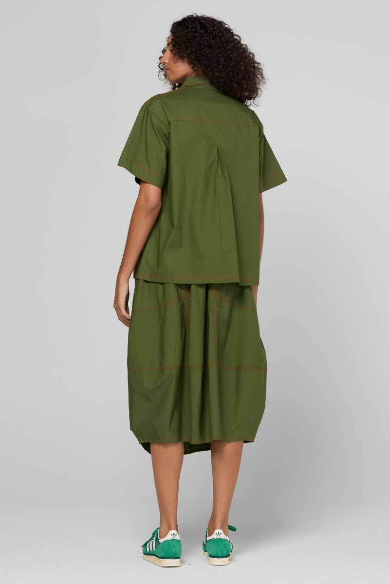 Boom Shankar Guru Skirt | Chive