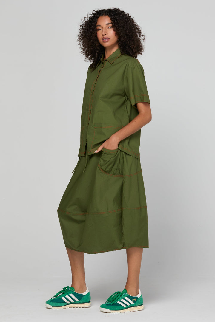 Boom Shankar Guru Skirt | Chive