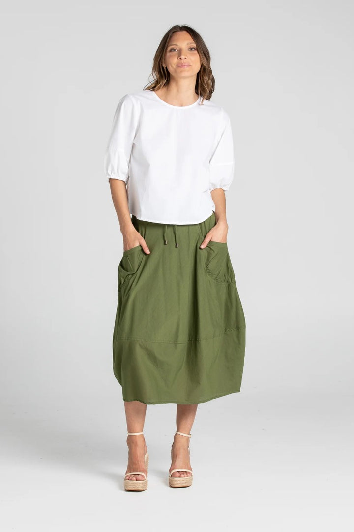 Boom Shankar Guru Skirt | Kahki