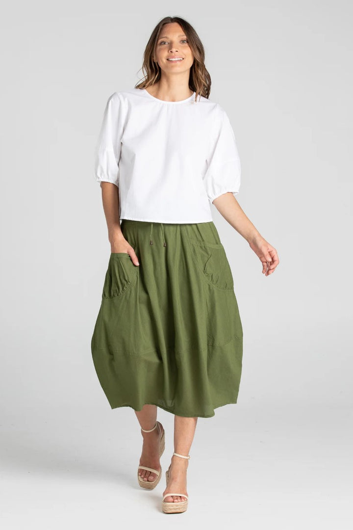 Boom Shankar Guru Skirt | Kahki