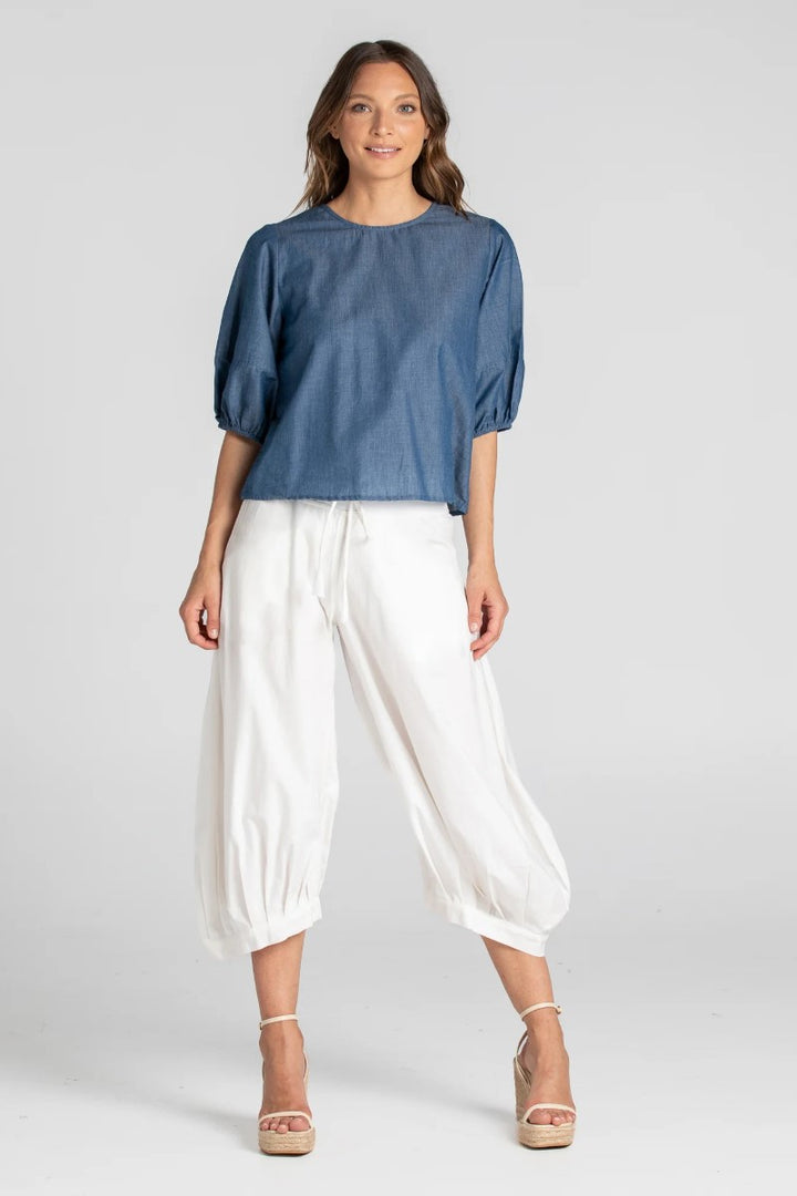 Boom Shankar Guru Pant | White