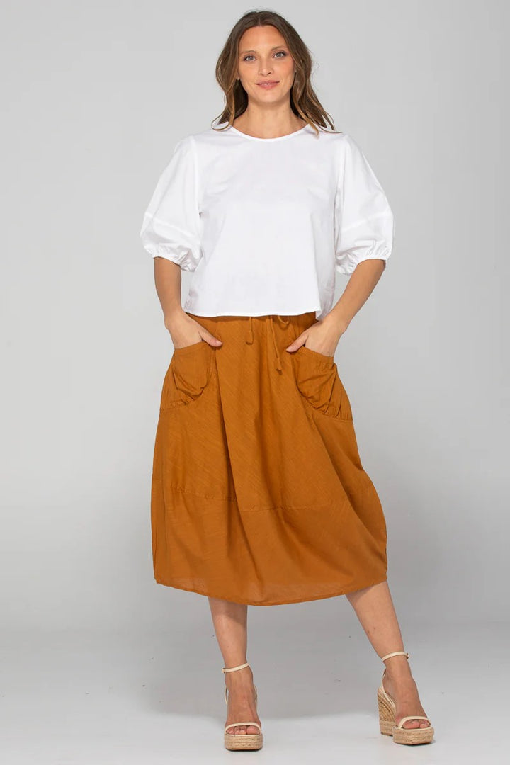 Boom Shankar Guru Skirt | Mustard