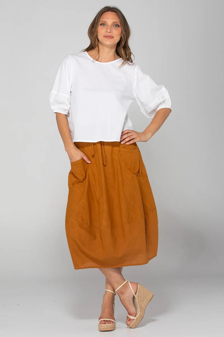 Boom Shankar Guru Skirt | Mustard
