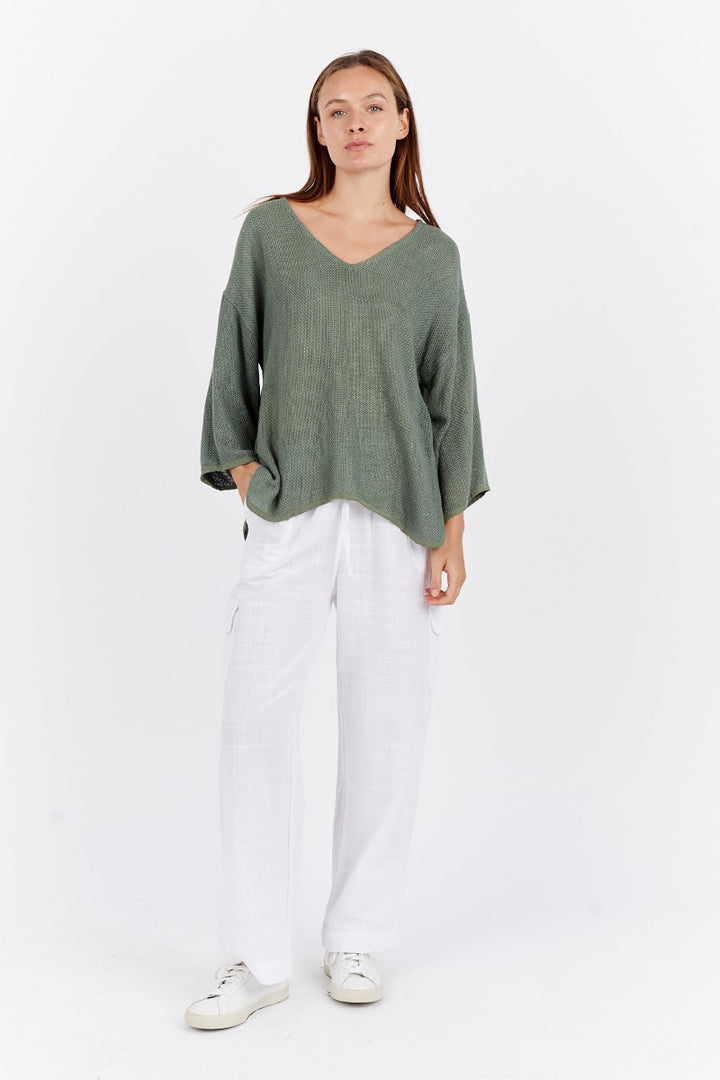 Estelle Top | Seafoam Green