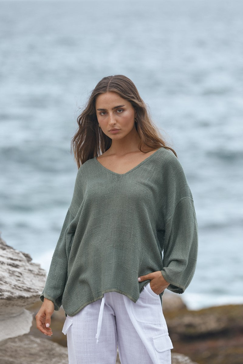 Estelle Top | Seafoam Green