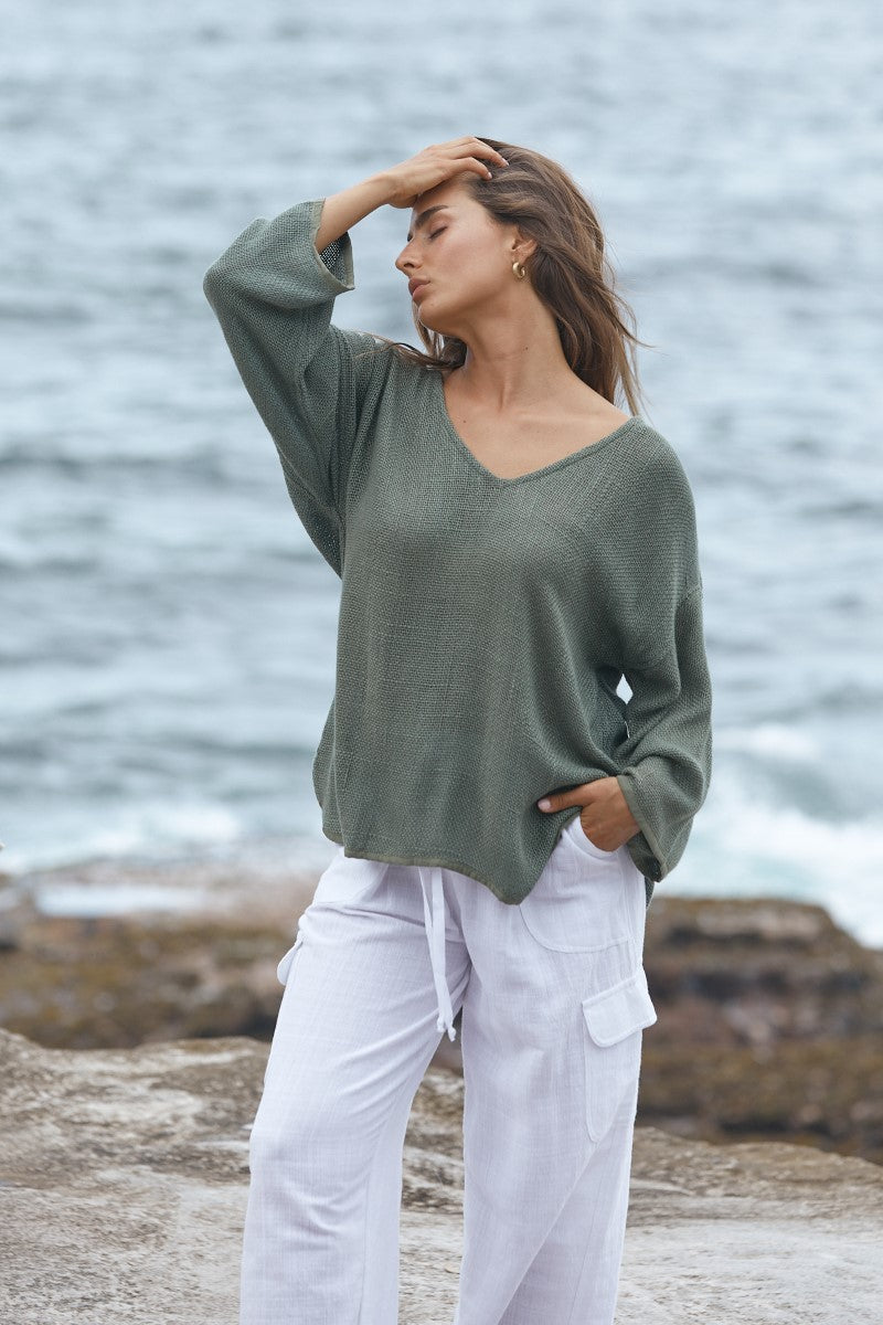 Estelle Top | Seafoam Green