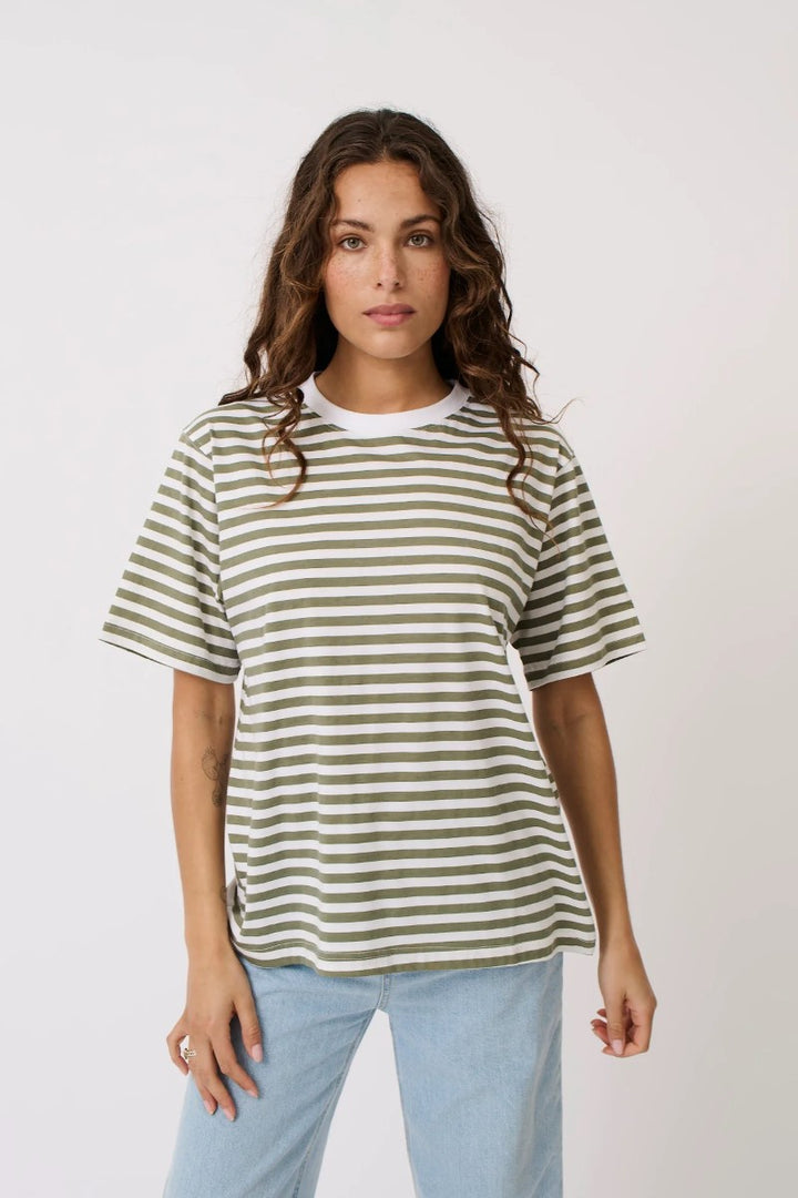 Cartel & Willow Sophie Tee | Palm Stripe