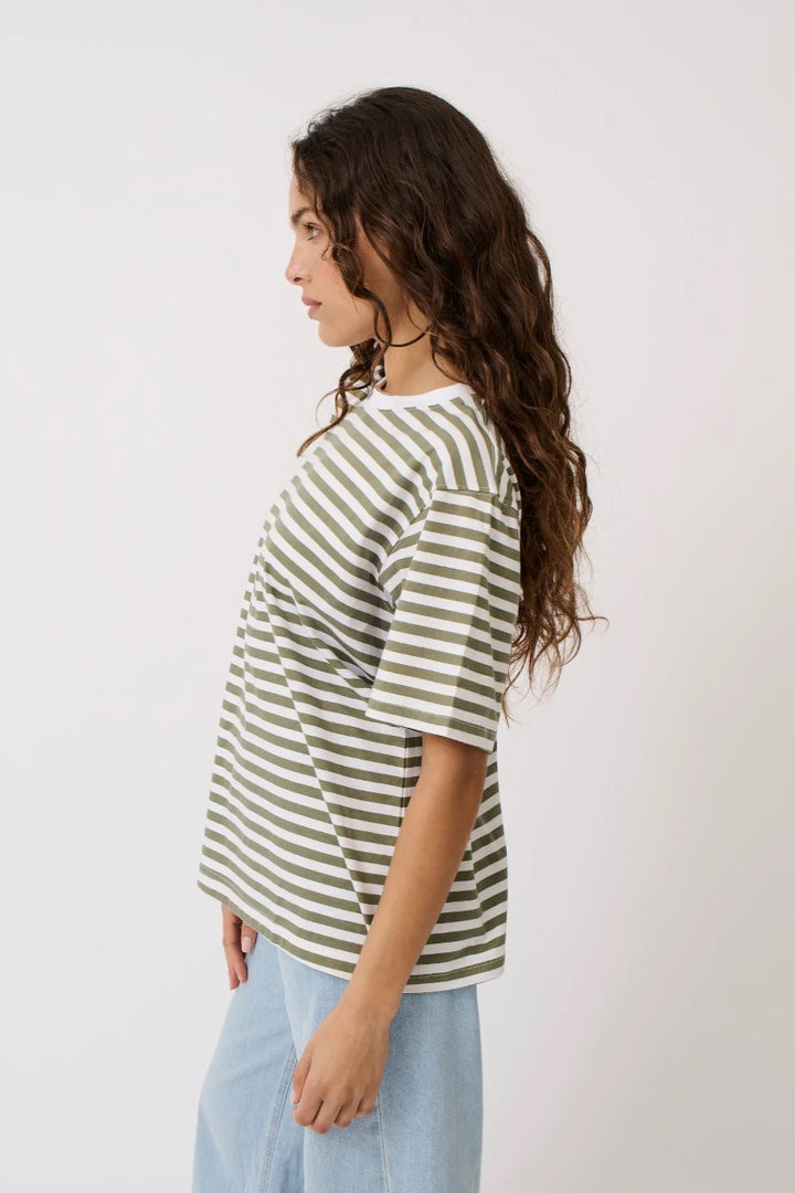 Cartel & Willow Sophie Tee | Palm Stripe