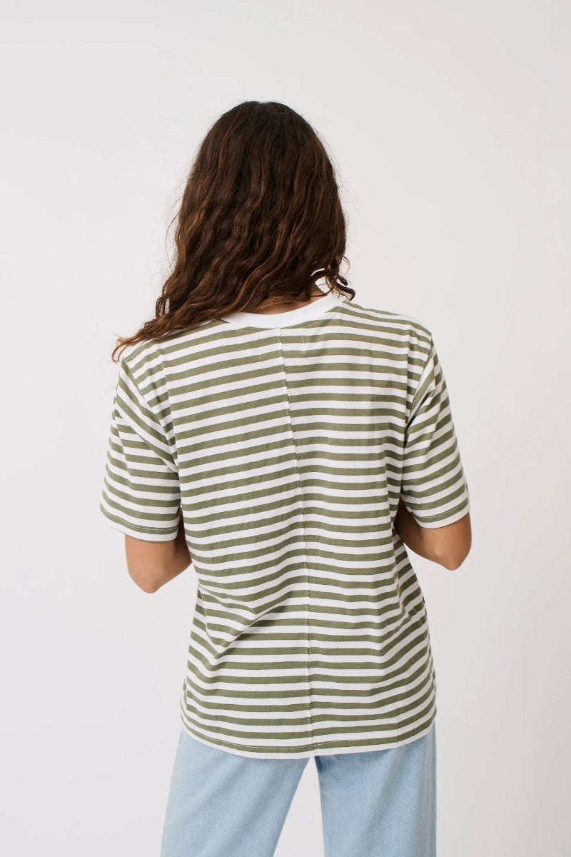 Cartel & Willow Sophie Tee | Palm Stripe