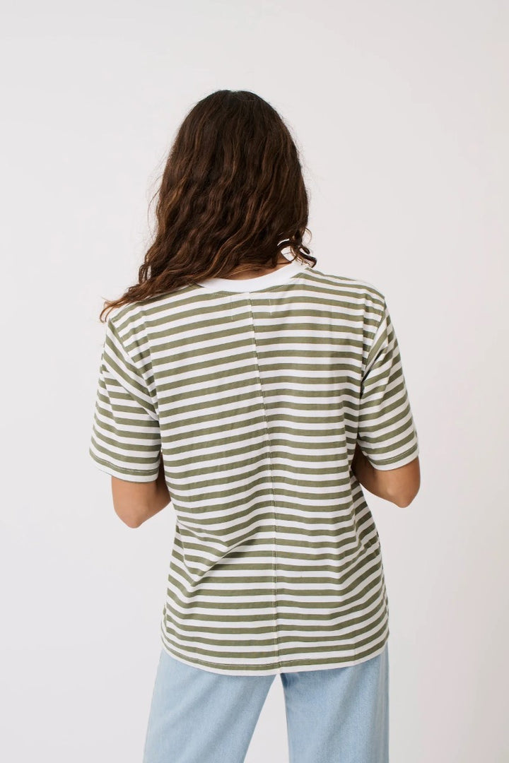 Cartel & Willow Sophie Tee | Palm Stripe