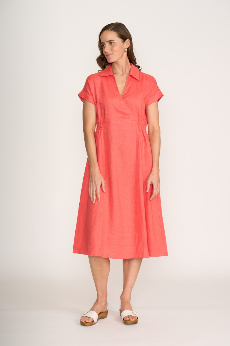 Foil Wrap Dreams Dress | Melon