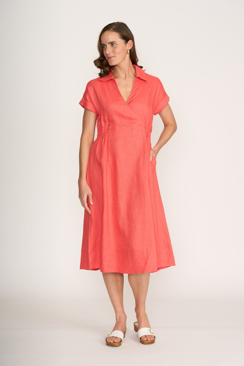 Foil Wrap Dreams Dress | Melon