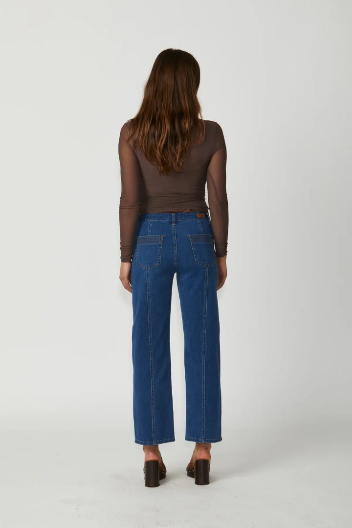 Back view of the Holborn Jean by Ivy Vibe, featuring a flattering fit, classic denim styling, and versatile design for everyday or dressed-up looks