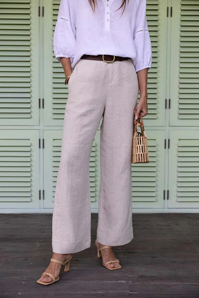 Humidity Fleetwood Linen Pant | Natural