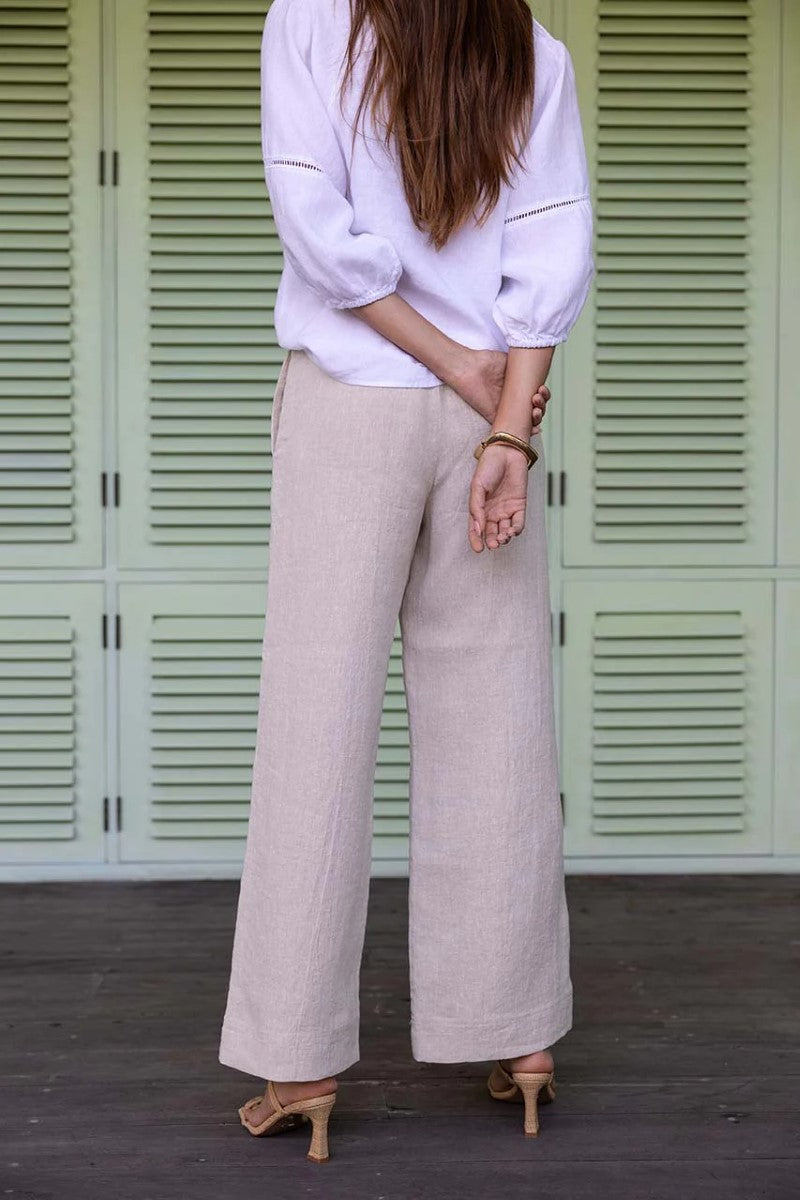 Humidity Fleetwood Linen Pant | Natural