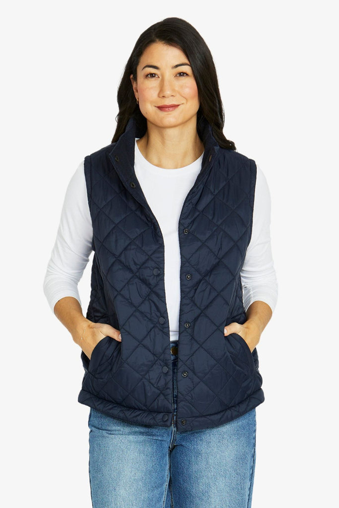 Jump Reversible Quilted Vest | Ivy Vibe Boutique | Women's Fashion