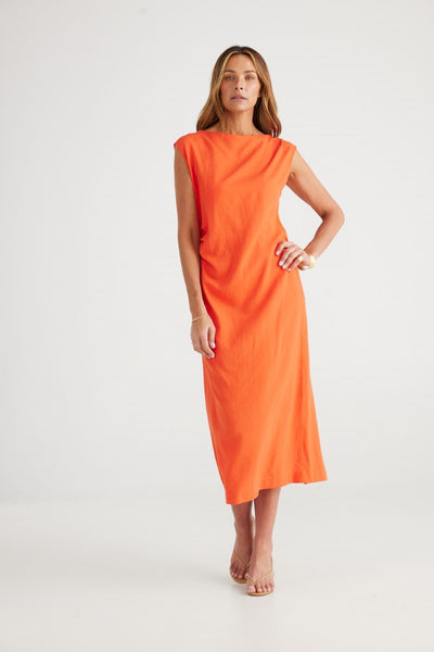 allia dress - mandarin