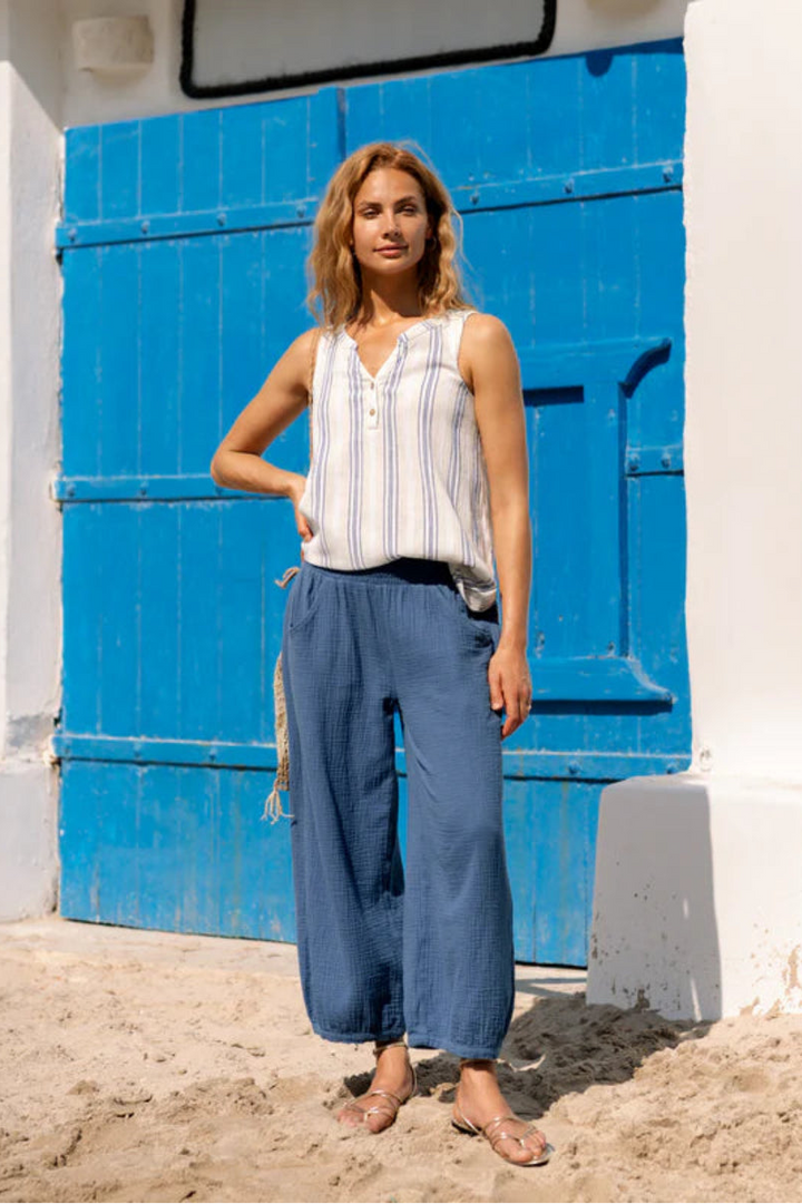 Nomad the Label Sadhu Pants | Aegean Blue