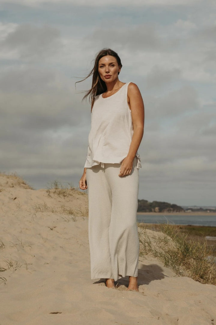 Retreat Twist Full Pant | Silver