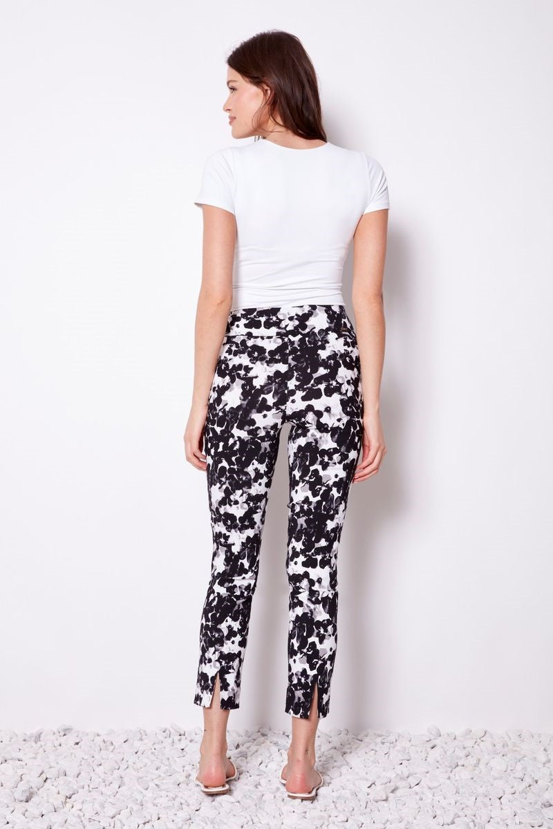 Back view of the Techno Pant in Botanic from Ivy Vibe Boutique, showcasing the modern cut and clean, contemporary design.