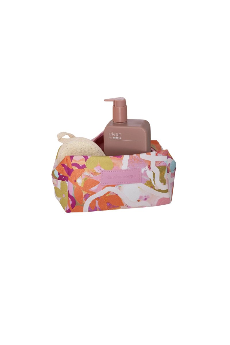 Mindful Marlo Box Makeup Bag