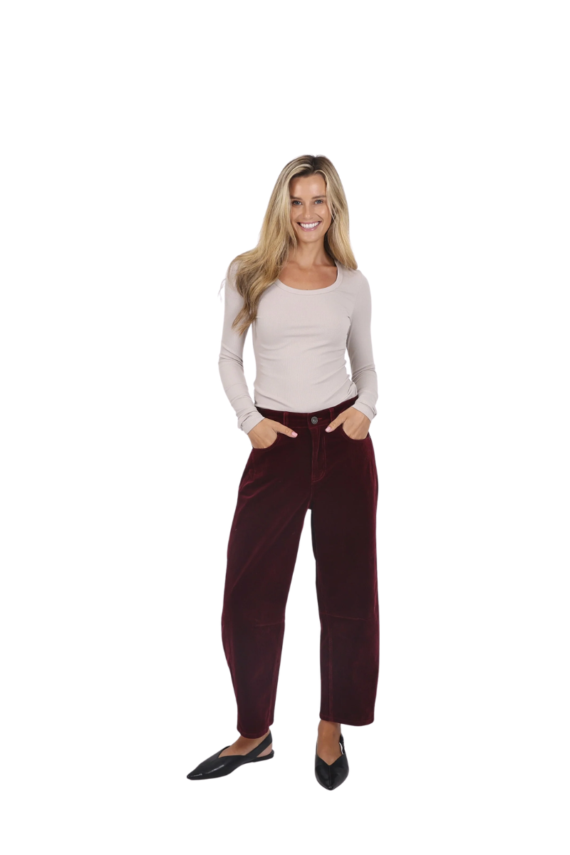 Monaco Toni Barrel Cord Jean