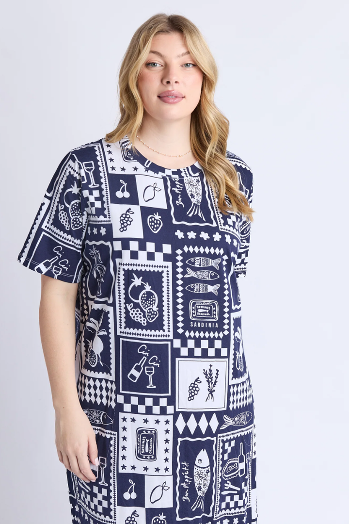 Elm Chin Chin Dress | Navy