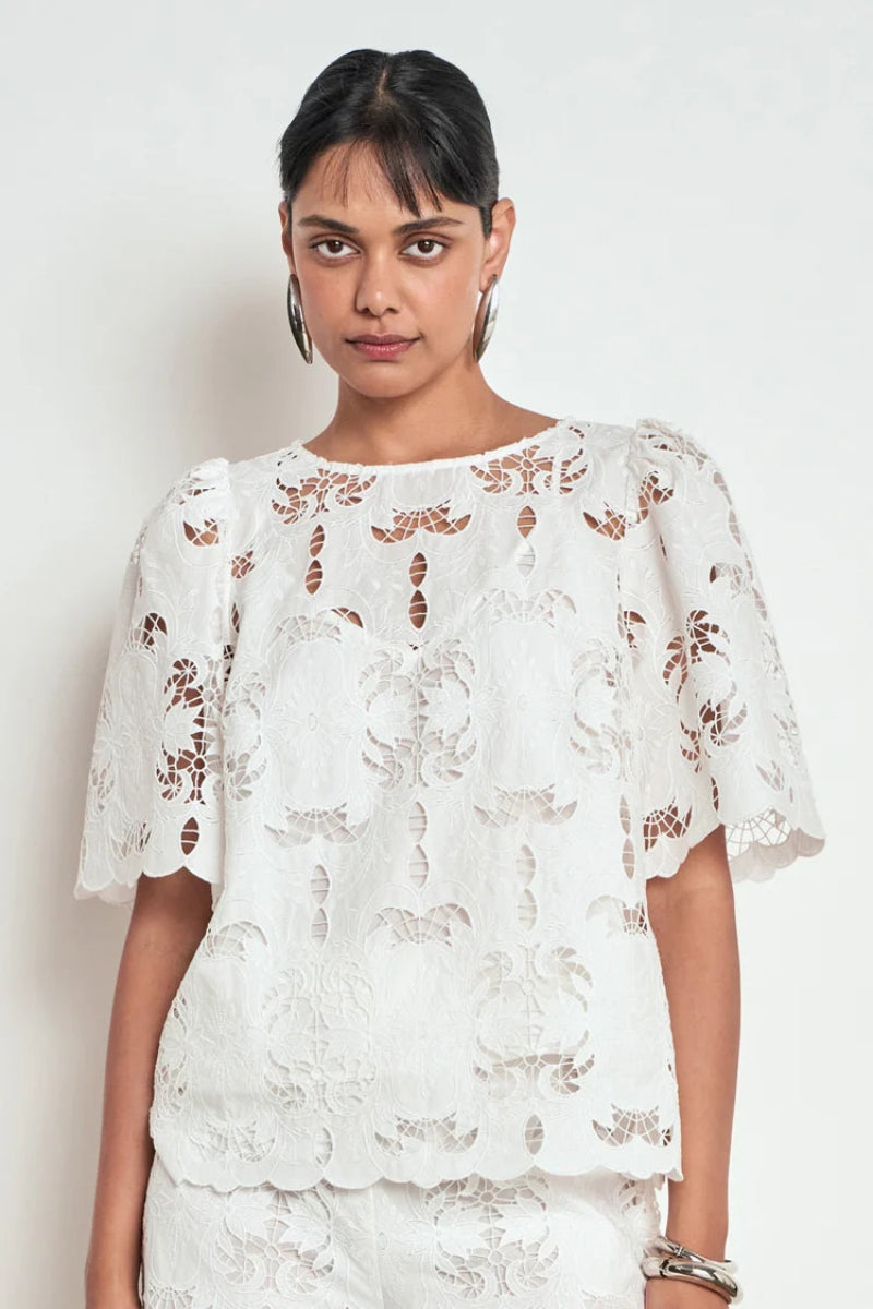 ZOE KRATZMANN Resolve Top | Alabaster