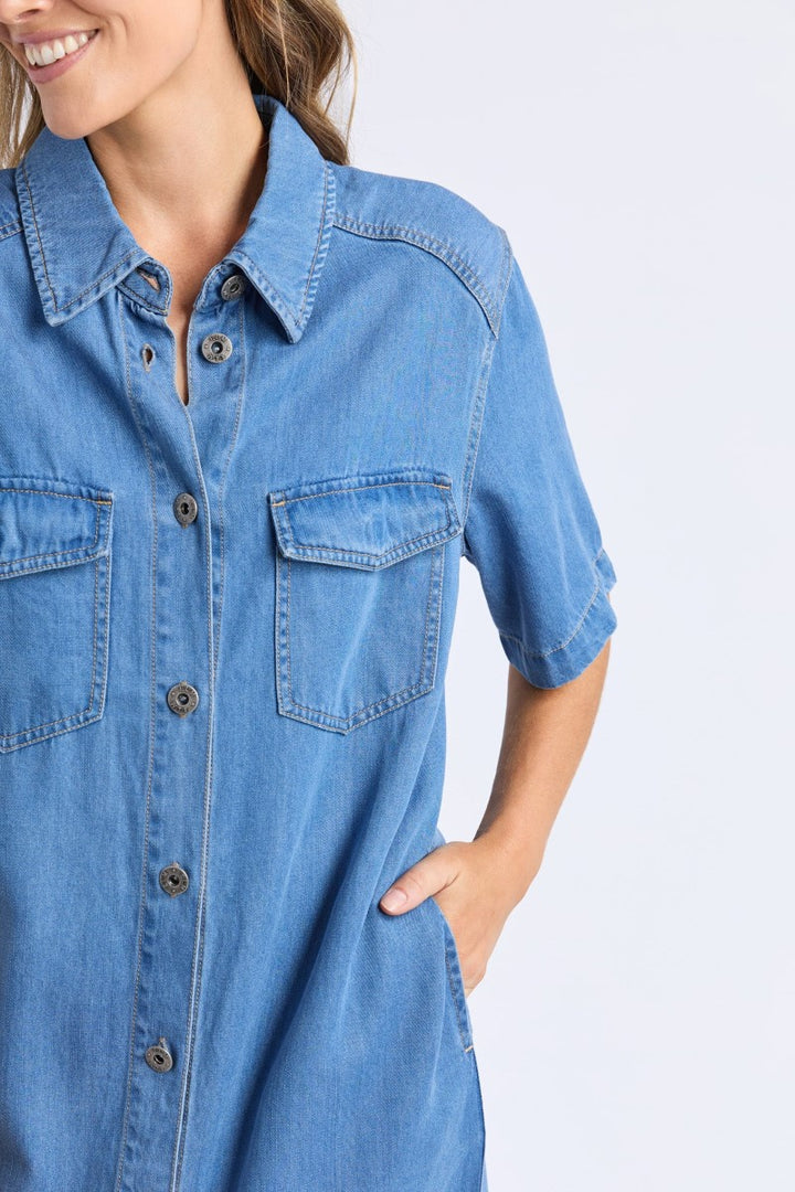 Elm Cora Denim Dress